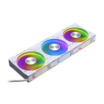 Quạt tản nhiệt Phanteks D30 120 WHITE - TRIPLE PACK