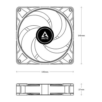 Quạt tản nhiệt Arctic P14 MAX WHITE - Ảnh 7